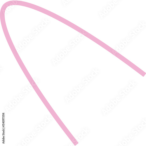 Abstract Curved and Wavy Ribbon Element
