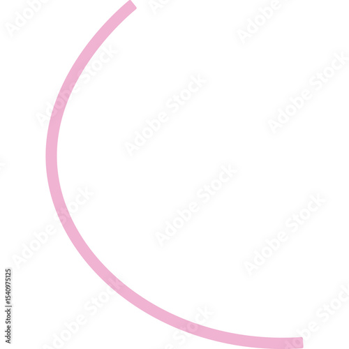 Abstract Curved and Wavy Ribbon Element