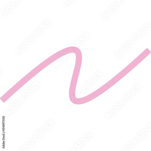 Abstract Curved and Wavy Ribbon Element