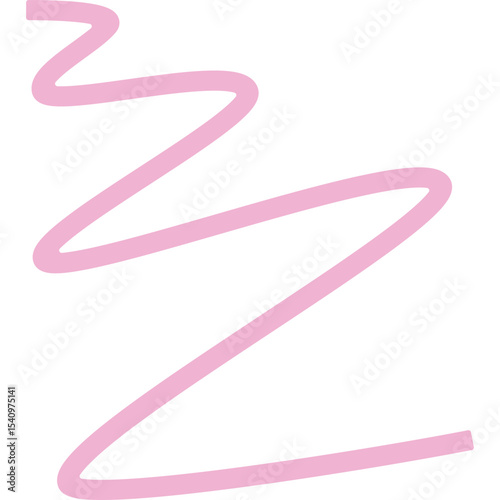 Abstract Curved and Wavy Ribbon Element