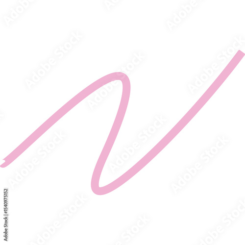 Abstract Curved and Wavy Ribbon Element