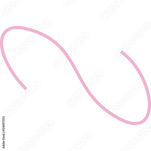 Abstract Curved and Wavy Ribbon Element