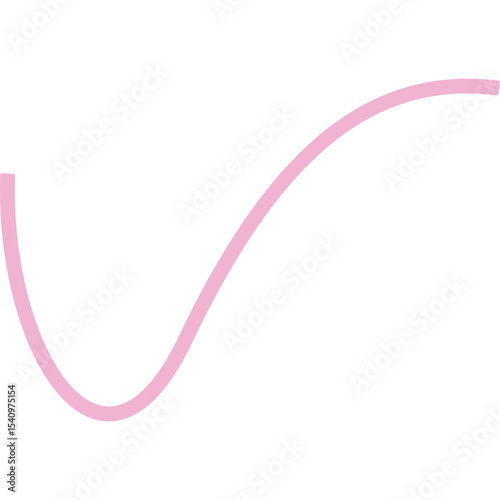 Abstract Curved and Wavy Ribbon Element