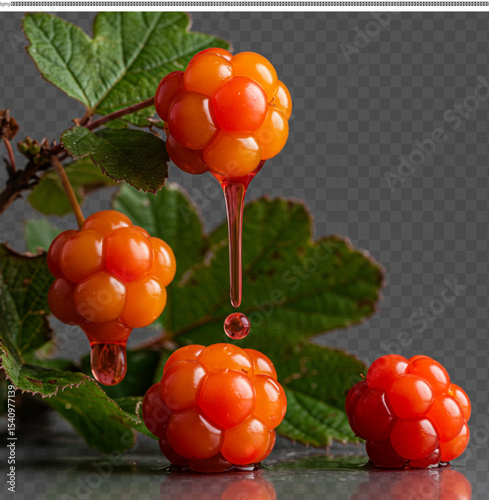 Juicy Cloudberries Nature's Sweet Delight, Fresh from the Arctic