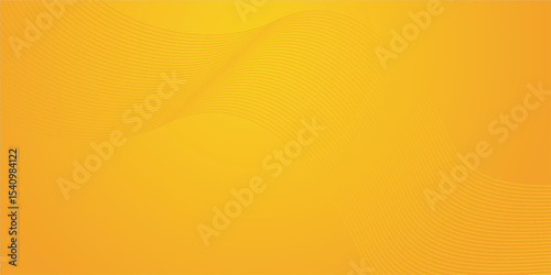 Abstract orange gradient background with shining lines waves. Minimalist background for banner, poster, cover, brochure, flyer, website