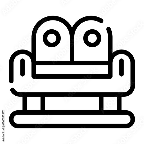 open space line icon