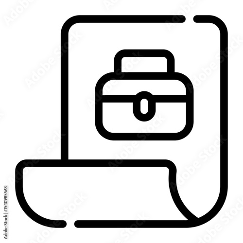 Workspace line icon