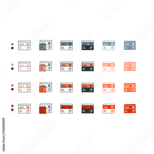 Statistic icon representing business performance