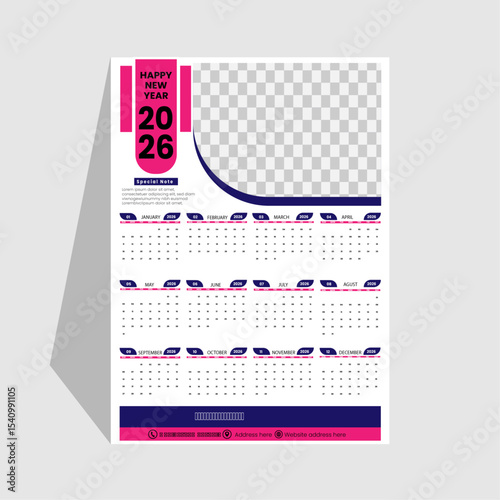 2026 CALENDER DESIGN TEMPLATE 