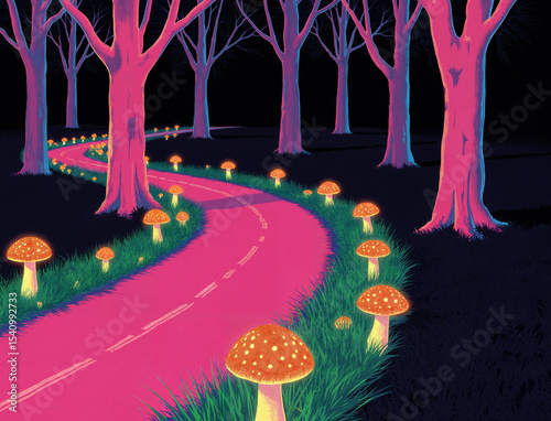 Neon Forest Entrance