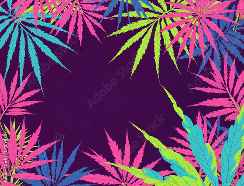 Fluorescent Jungle Dawn