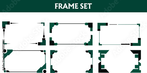 Minimalist Geometric Frame Set
