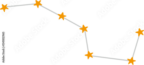 북두칠성 별 일러스트