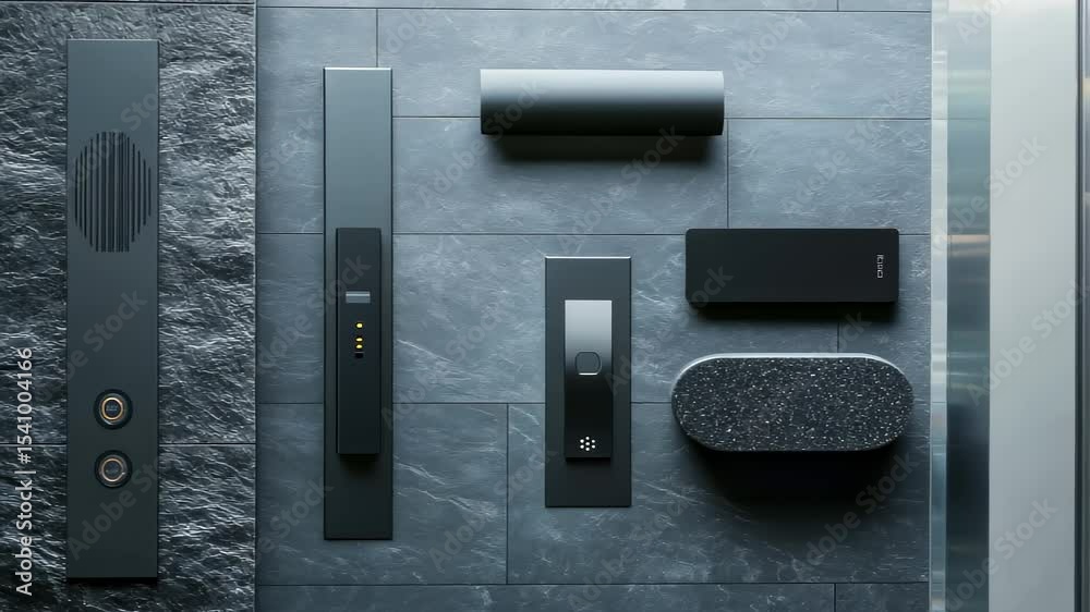 Modern Minimalist Smart Home Device Display