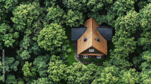Secluded House Nestled in Lush Green Forest