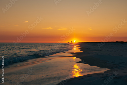 Destin when the sun sets 