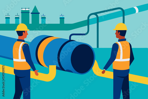Pipeline Installation  Expert Technicians Connecting Energy Infrastructure