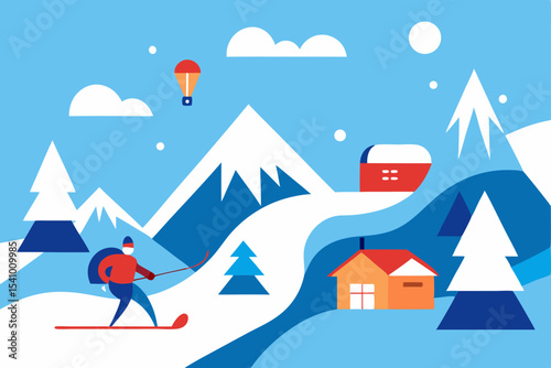 Winter Wonderland Ski Adventure A Snowy Mountain Escape