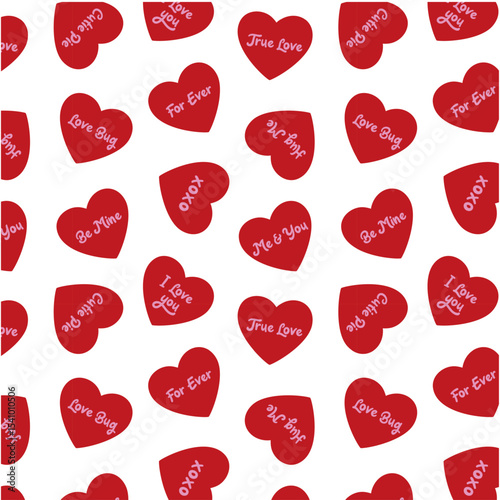 Candy Heart Toss Pattern
