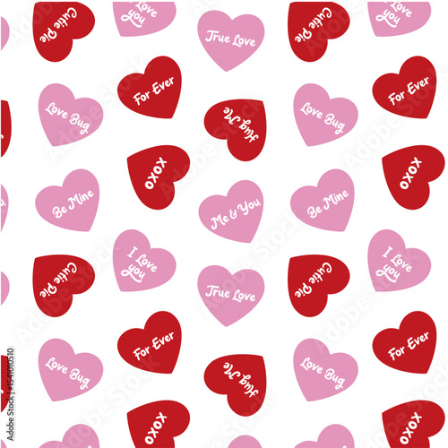 Candy Heart Toss Pattern