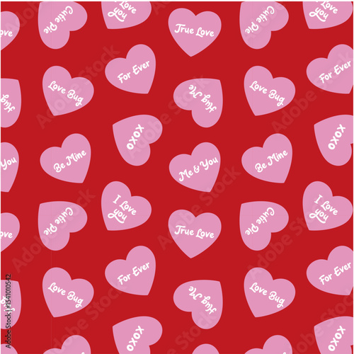 Candy Heart Toss Pattern