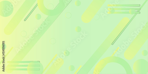 geometric abastract background,green yellow gradaions,shape pattern,line,memphis,trendy,eps 10