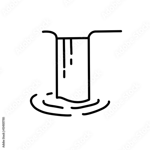 Waterfall icon