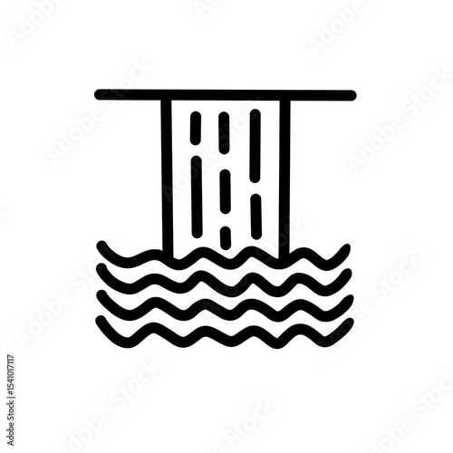 Waterfall icon