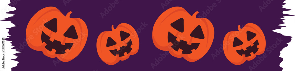 Naklejka premium Halloween Illustration Washi Sticker 