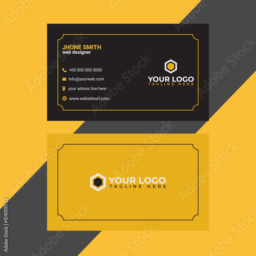 Minimal Modern Business Card Design