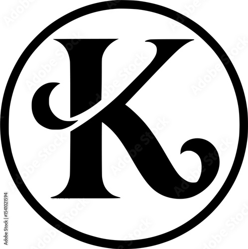 Elegant Letter K Monogram Logo