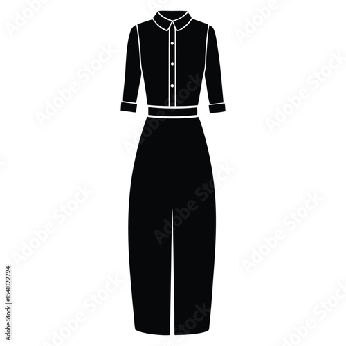 Dresses casual technical fashion illustration with long short elbow sleeves, knee mini midi maxi length skirt
