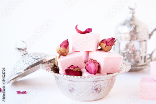 The sweet heritage of Kastamonu city in Turkey, which has survived from the Ottoman period to the present day.Rose flavored pulled halva