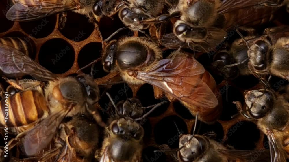 Indian honey bee, known scientifically as Apis cerana indica, plays a vital role in pollination and honey production, as thousands of bees work within the beehive under the guidance of their queen bee