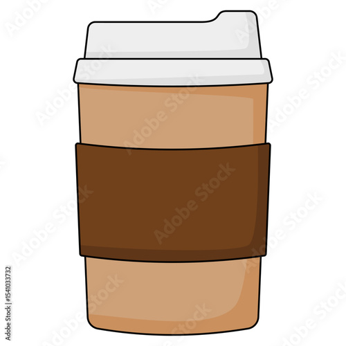 coffee cup vector illustration