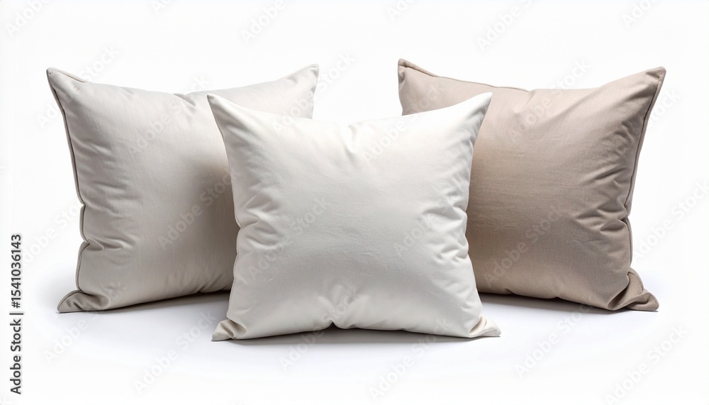 Obraz premium pillow isolated on white background