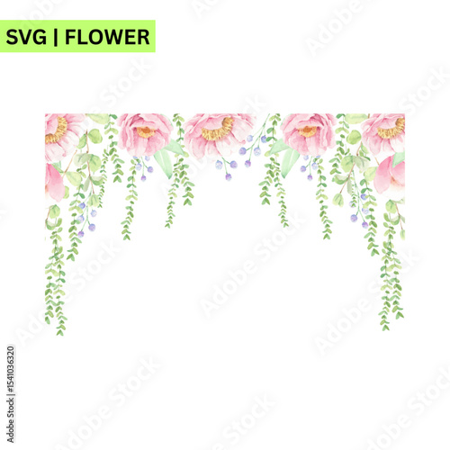 A whimsical flower logo template illustrating a delightful flower with pastel hues, emphasizing beauty and joy in a dynamic and artistic design.