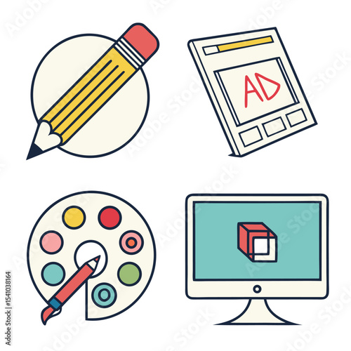 Graphic Artist Essentials Icons