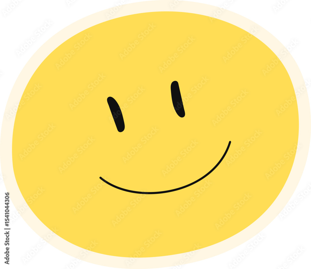 Fototapeta premium Cute comic stickers. Cartoon characters design for banners, posters and cards