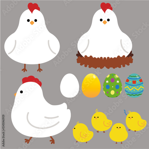 chickens and chicks