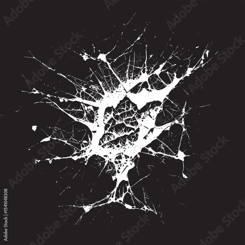 black grunge background crack ,paint brush ink grunge texture