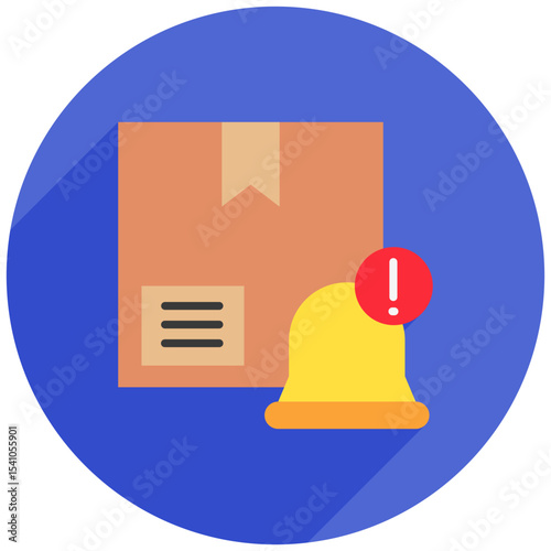 Notification rounded color, mini illustration icon. use for modern concept, print, UI, UX kit, web and app development. Vector related to product offering, marketing, business.