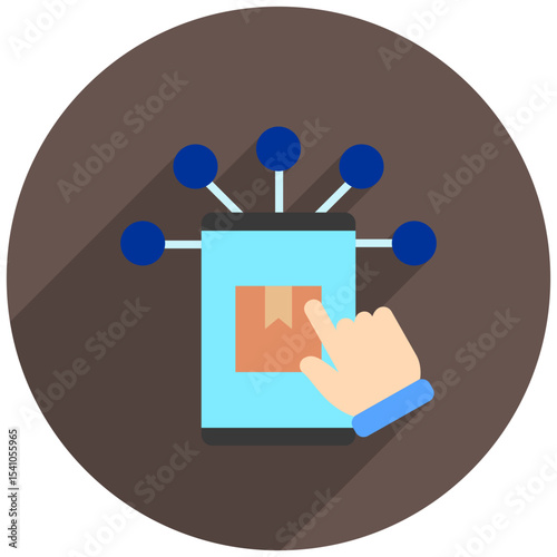 App Suite rounded color, mini illustration icon. use for modern concept, print, UI, UX kit, web and app development. Vector related to product offering, marketing, business.