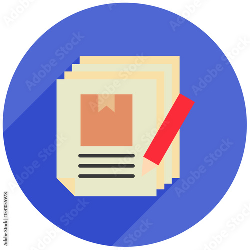 Bulk Editor rounded color, mini illustration icon. use for modern concept, print, UI, UX kit, web and app development. Vector related to product offering, marketing, business.