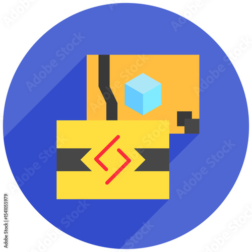 Card Style rounded color, mini illustration icon. use for modern concept, print, UI, UX kit, web and app development. Vector related to product offering, marketing, business.