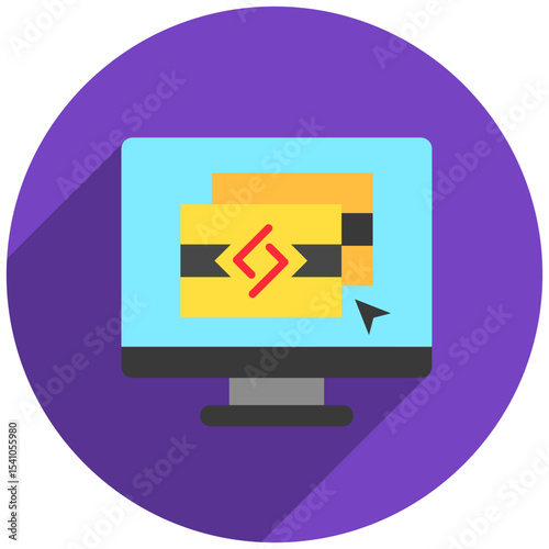 Card Style rounded color, mini illustration icon. use for modern concept, print, UI, UX kit, web and app development. Vector related to product offering, marketing, business.