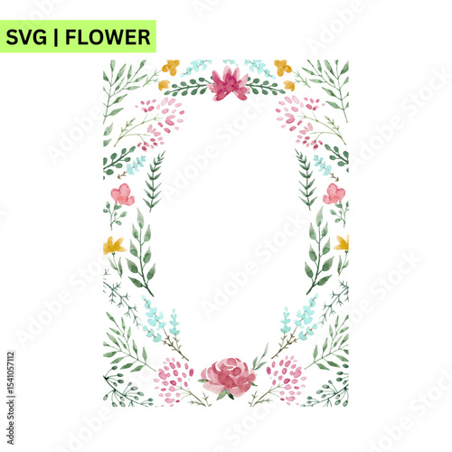 An adorable flower logo illustration showcasing a whimsical bloom with bright colors, representing freshness and positivity in a playful vector style.