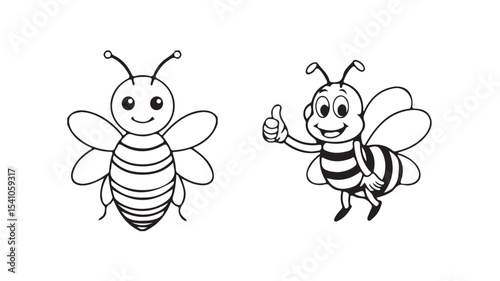 honey bee icon isolated on white background, Bee Lines Logo Design Vector Illustration eps 10.