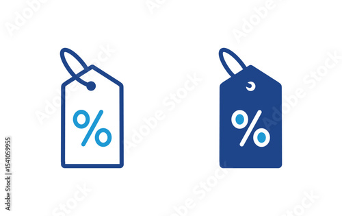 Discount tag icon, percentage icon