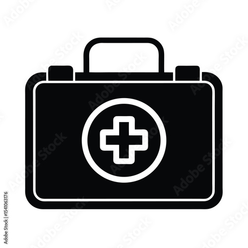 First Aid Kit Icon Vector Illustration